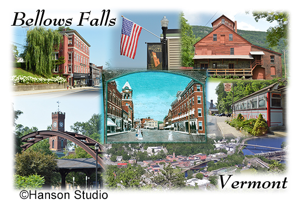 Bellows Falls, VT - Collage